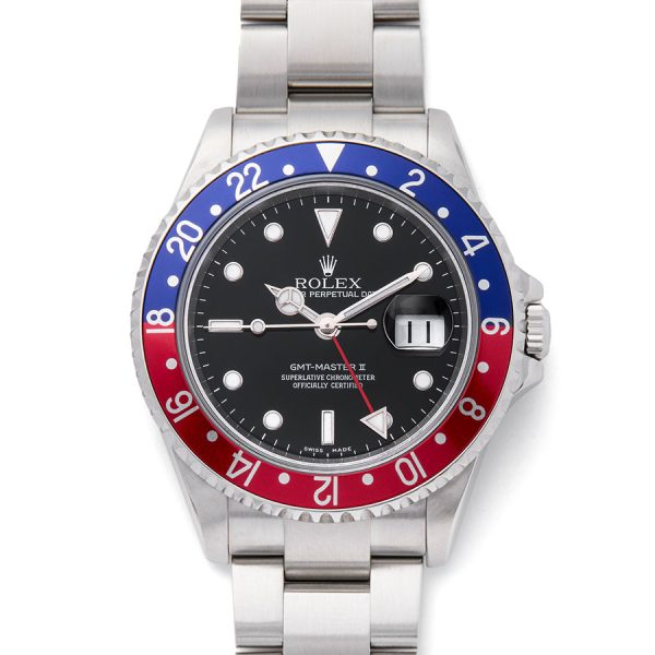 dong ho nam rolex gmt master pepsi stainless steel 16710