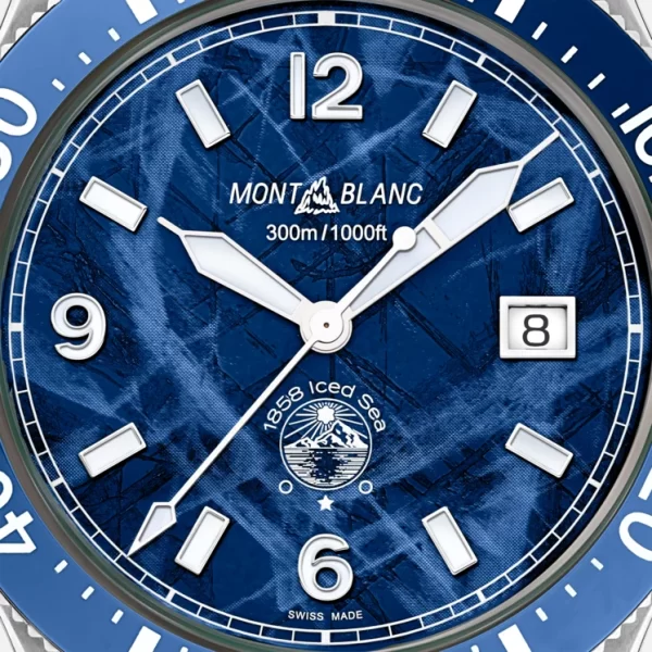 dong ho Montblanc 1858 Iced Sea Automatic Date MB129369 2