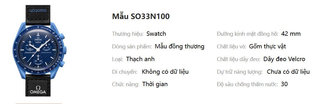 MoonSwatch SO33N100 