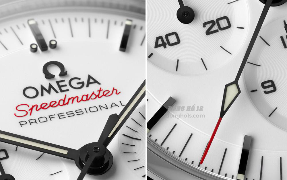 (Speedmaster Professional Moonwatch mặt trắng)