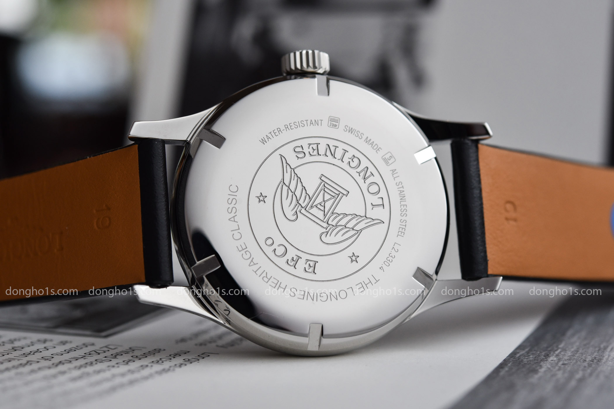 dong ho longines classic replica tuxedo small seconds (5)