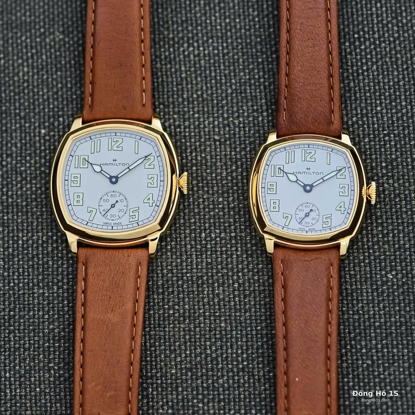 Mặt số và vỏ đệm của Hamilton American Classic